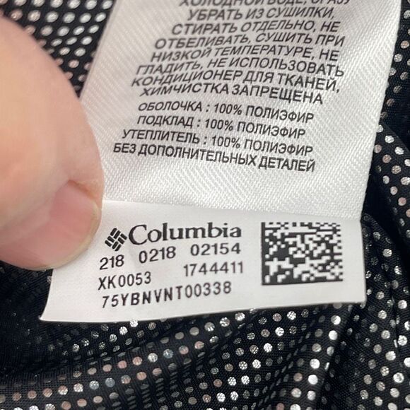 Columbia Women's White Out Puffer Omni Heat Full Zip Insulated Vest Sz S - Picture 5 of 7